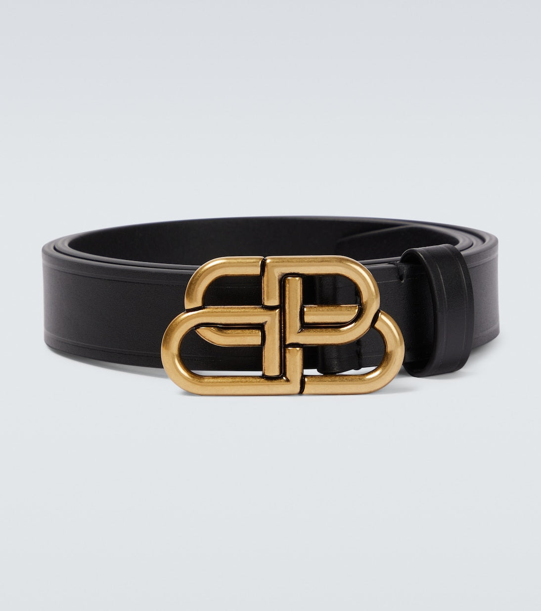 Balenciaga - BB leather belt