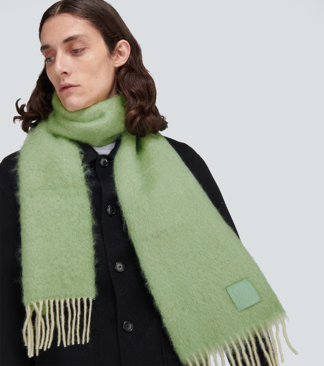 Loewe - Anagram mohair and wool-blend scarf