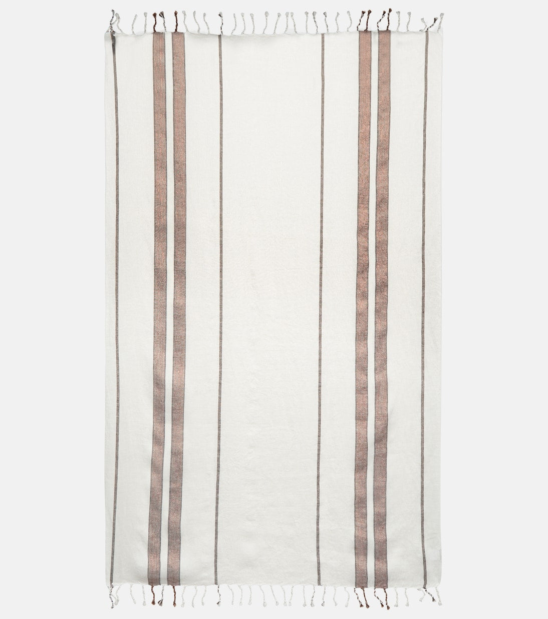 Brunello Cucinelli - Striped linen-blend beach towel