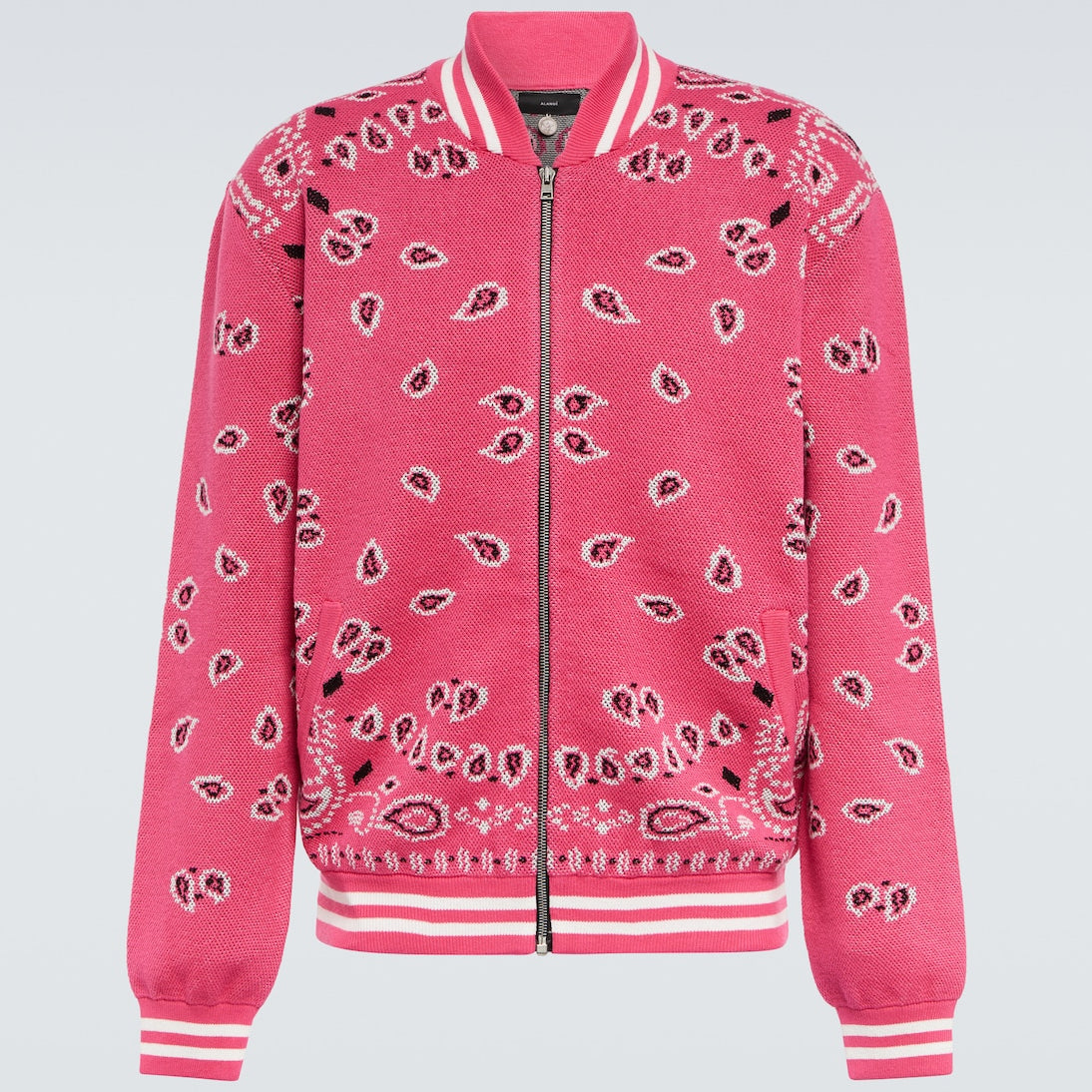 Alanui - Bandana jacquard cotton bomber jacket