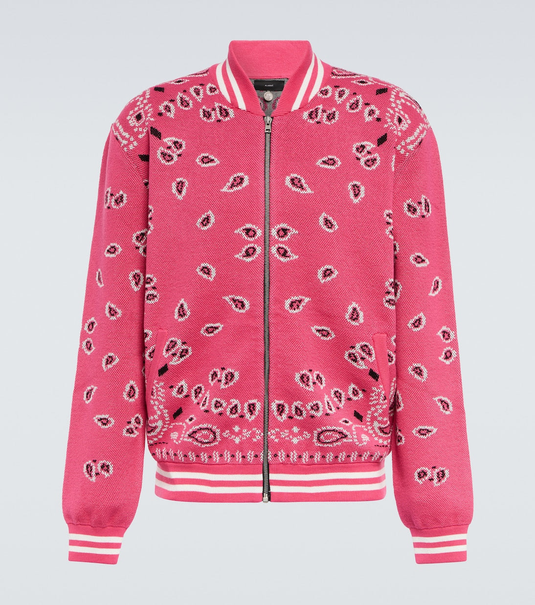 Alanui - Bandana jacquard cotton bomber jacket