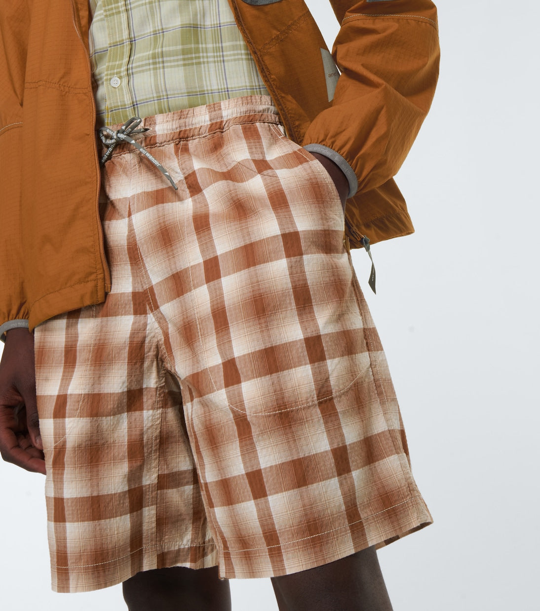 And Wander - Dry Check shorts