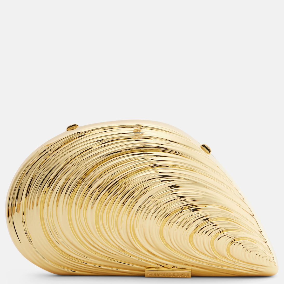 Simkhai - Bridget metal shell clutch
