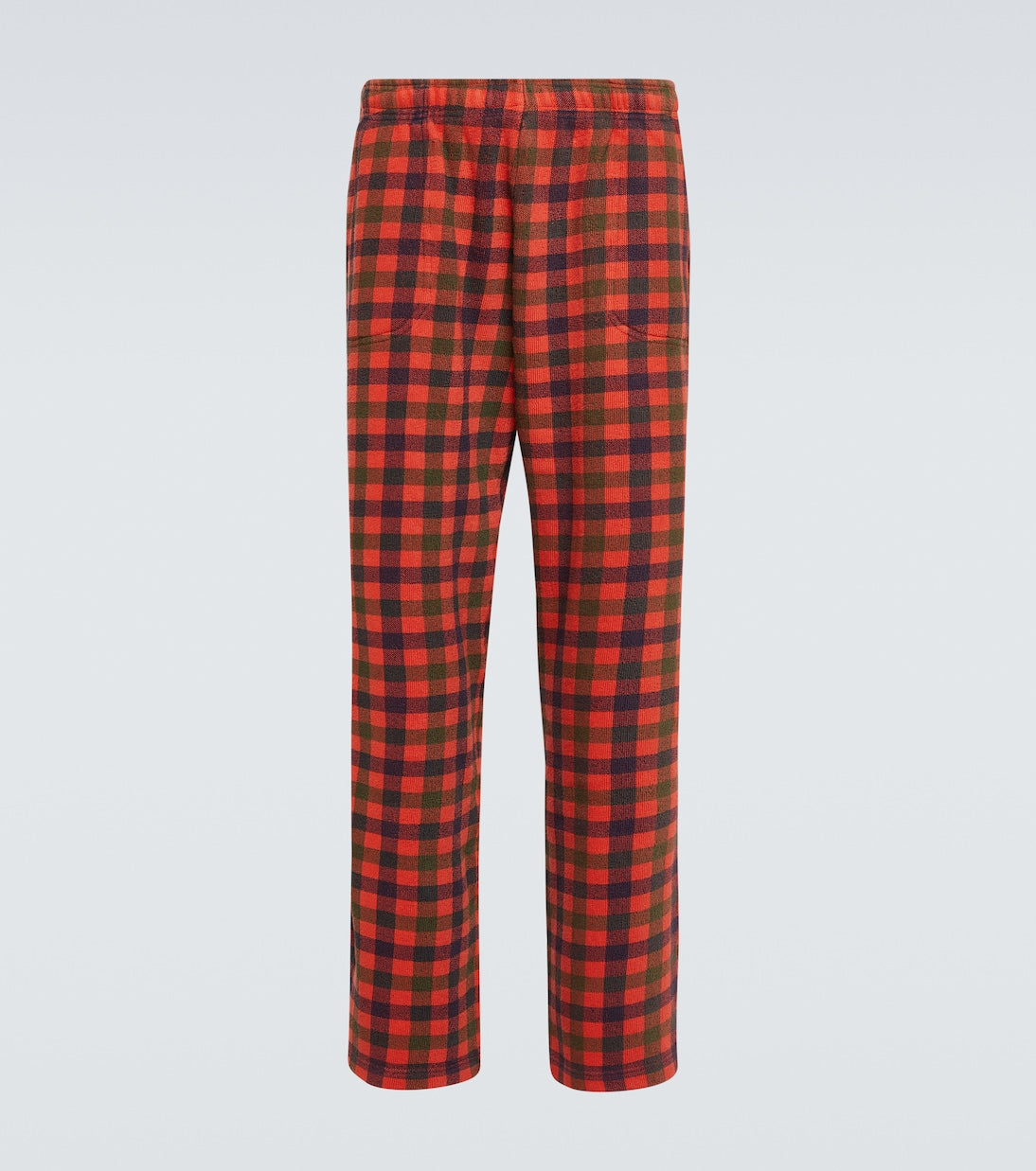 ERL - Checked cotton straight pants