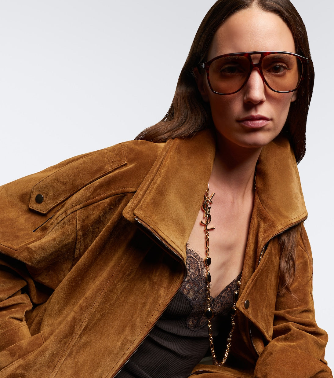 Saint Laurent - SL 596 aviator sunglasses