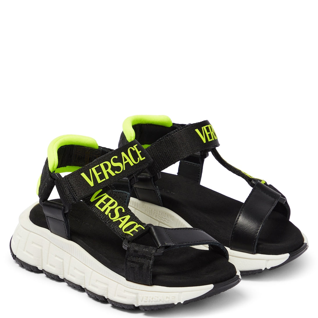 Versace Kids - Logo Trigreca sandals