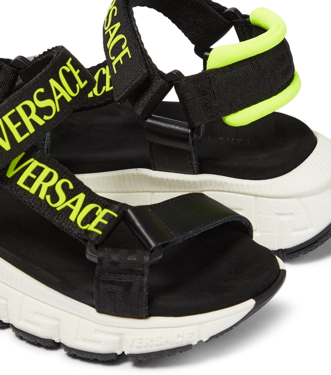 Versace Kids - Logo Trigreca sandals