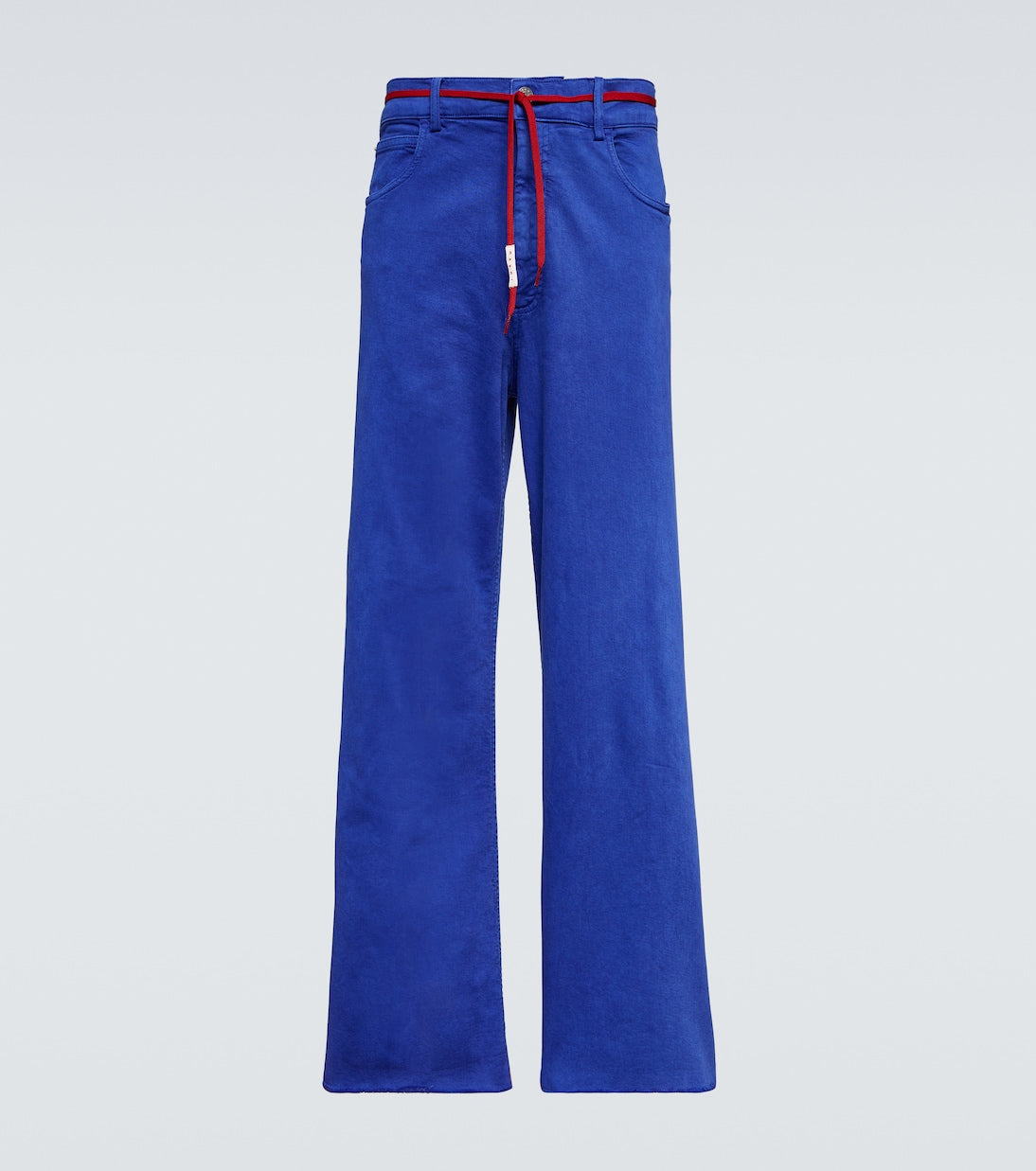 Marni - Mid-rise straight cotton-blend pants