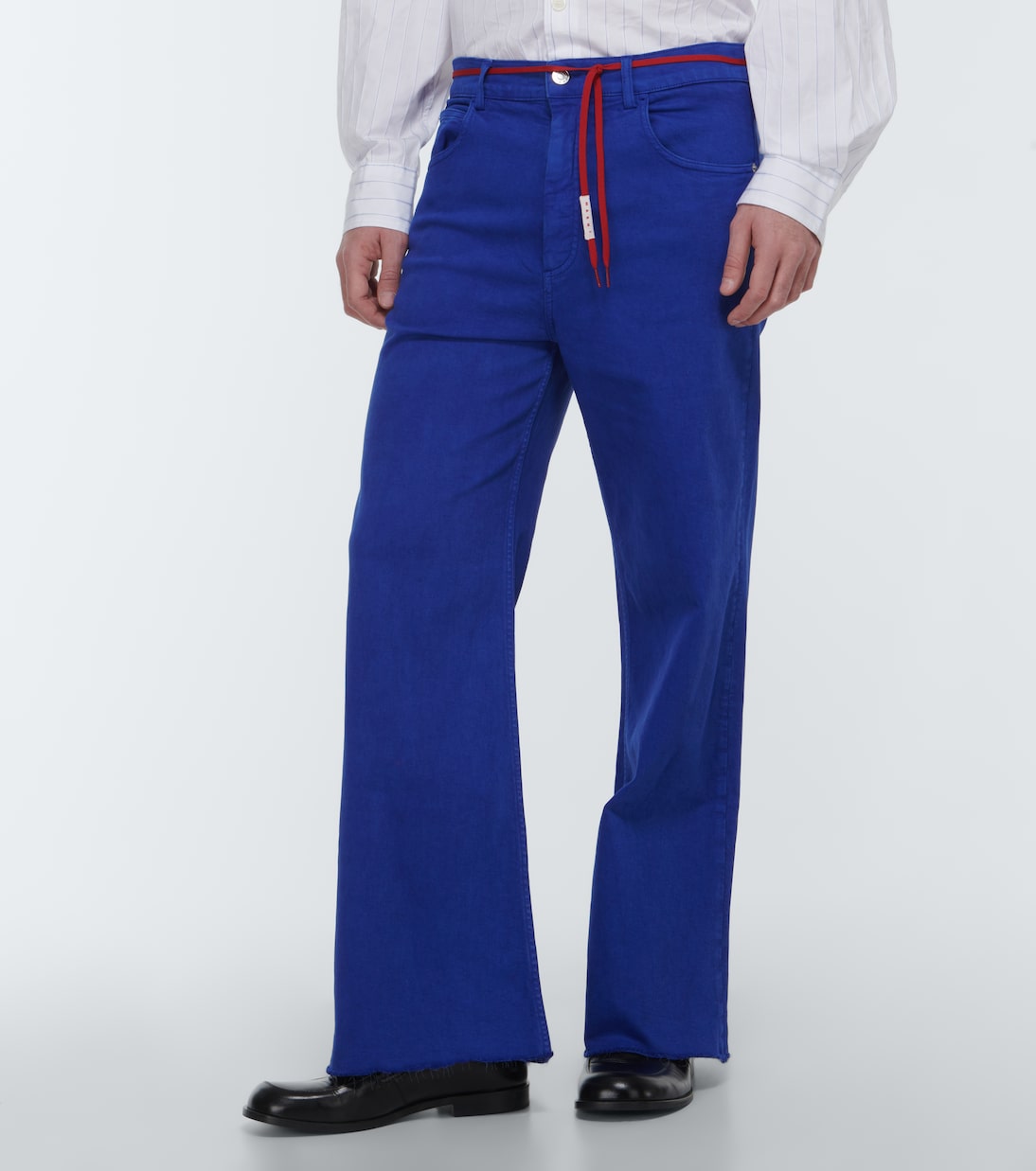 Marni - Mid-rise straight cotton-blend pants