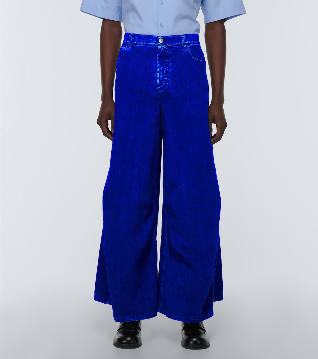 Marni - Mid-rise barrel-leg jeans