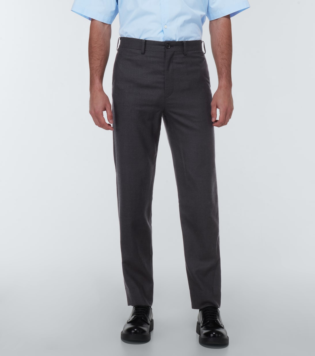 Undercover - Slim wool and mohair pants