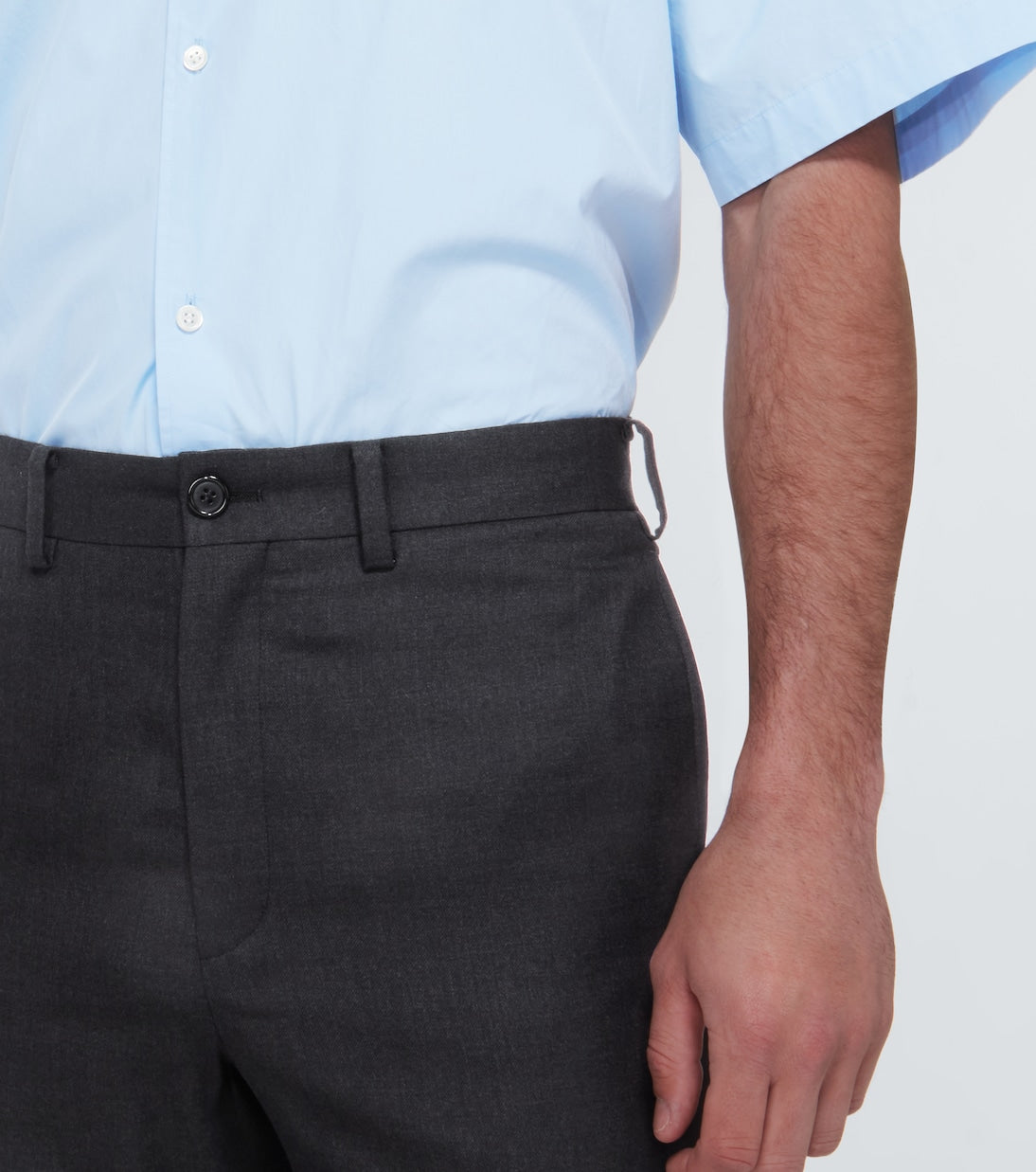 Undercover - Slim wool and mohair pants