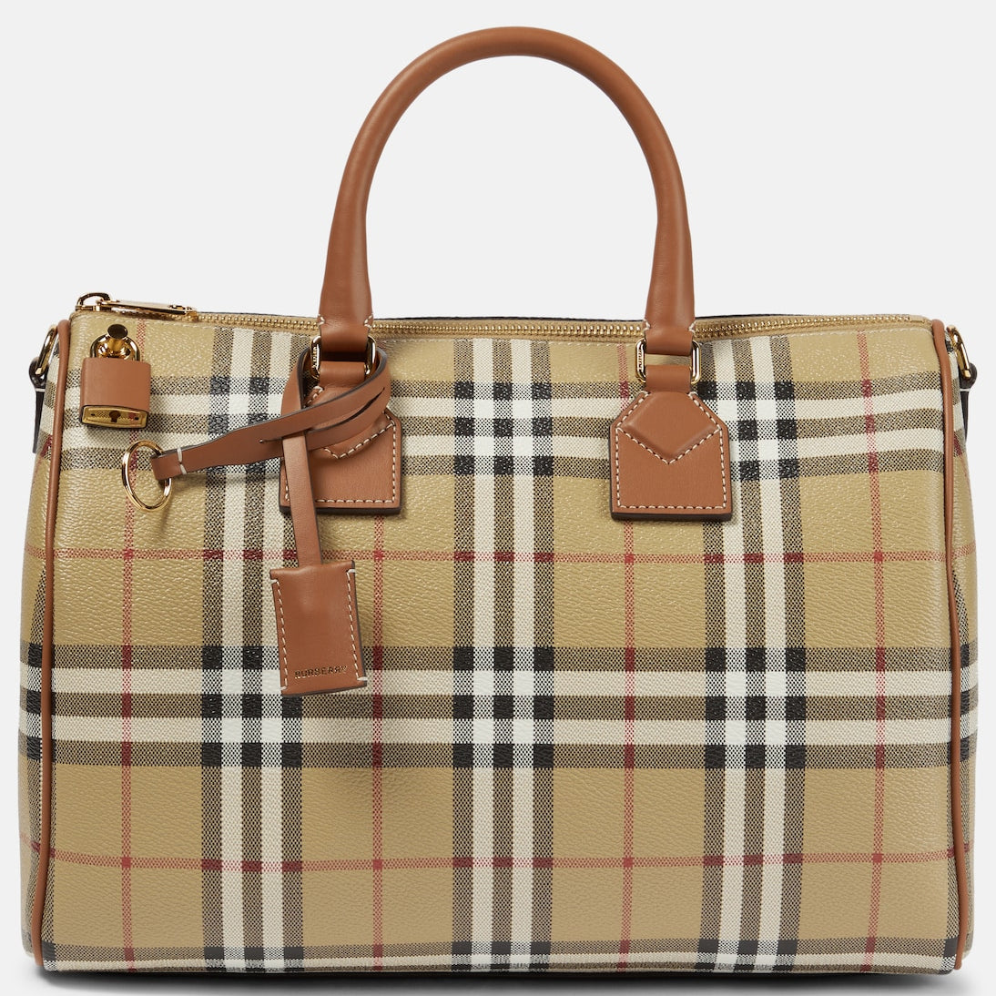 Burberry - Burberry Check Medium canvas tote bag