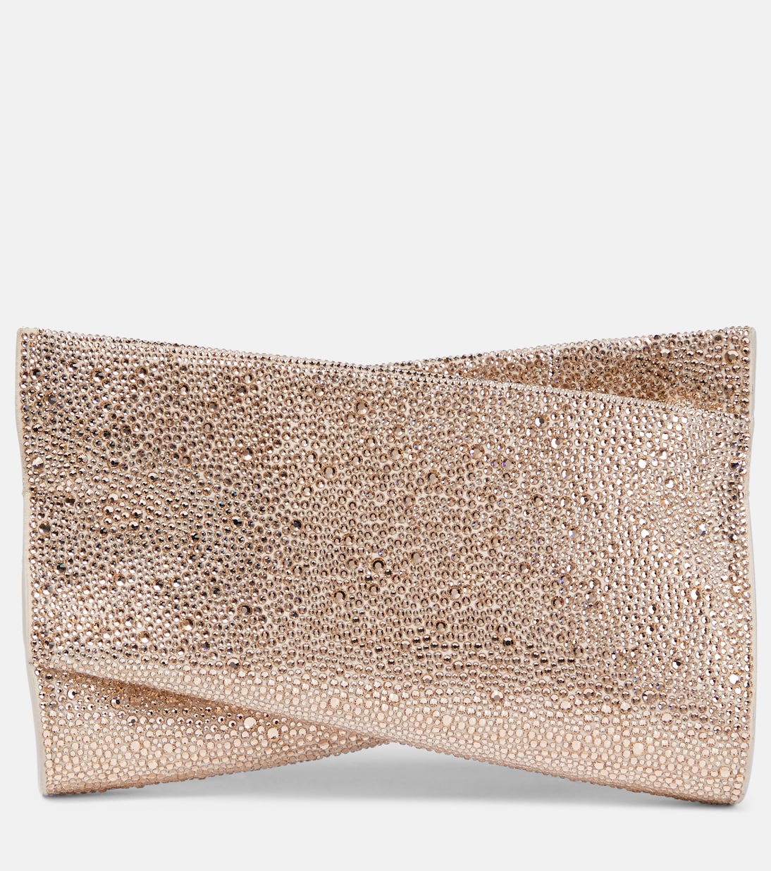 Christian Louboutin - Loubitwist Small embellished clutch