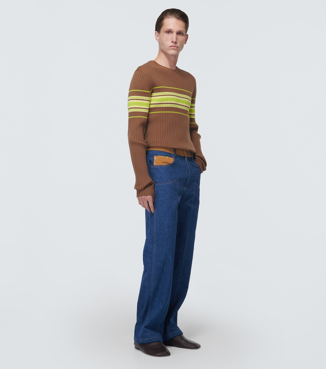 Wales Bonner - Cymbal wide-leg jeans
