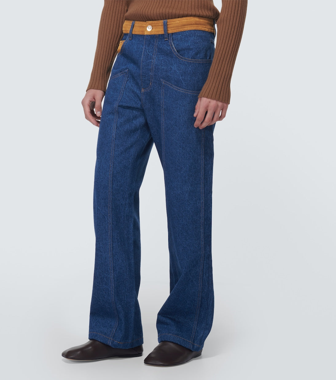 Wales Bonner - Cymbal wide-leg jeans