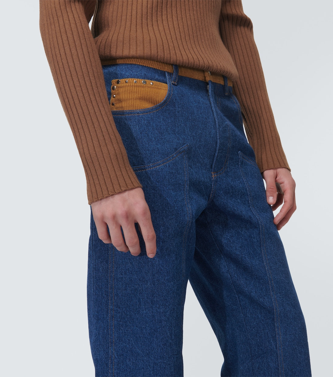 Wales Bonner - Cymbal wide-leg jeans