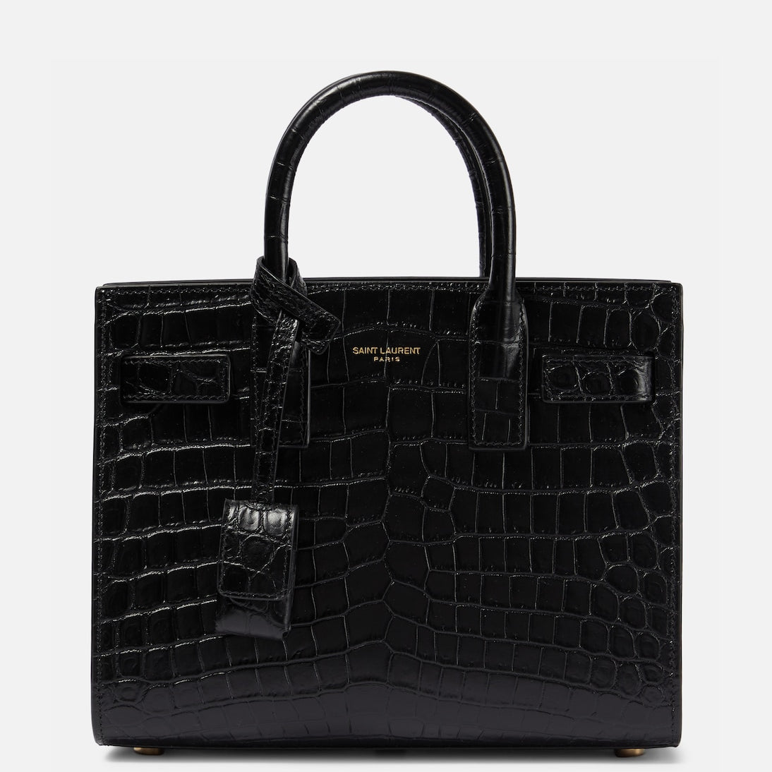 Saint Laurent - Sac De Jour Nano croc-effect leather tote bag