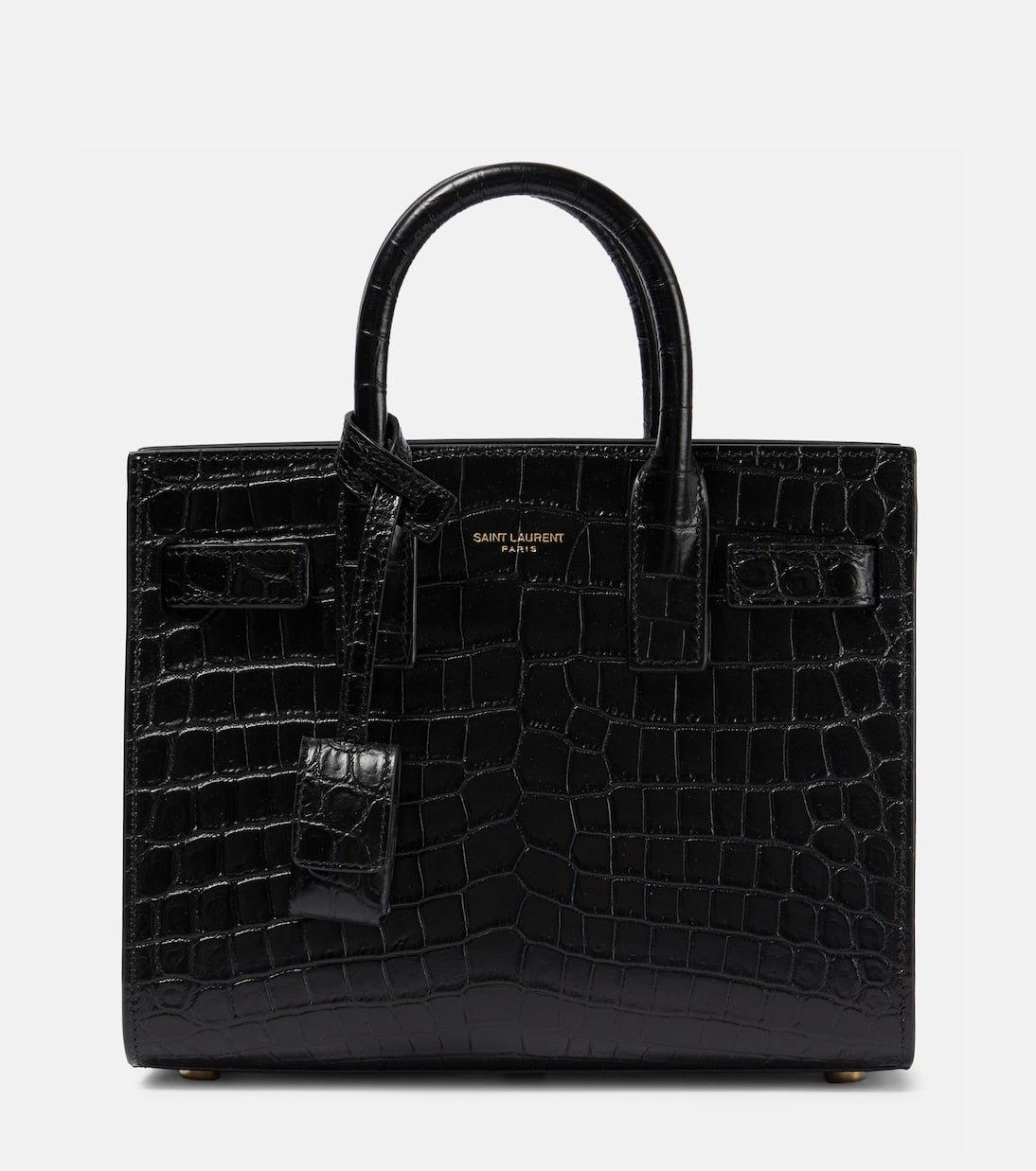 Saint Laurent - Sac De Jour Nano croc-effect leather tote bag