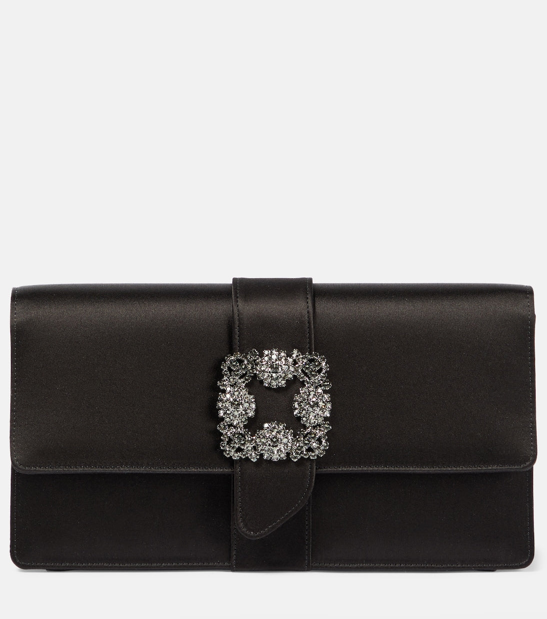 Manolo Blahnik - Capri embellished satin clutch