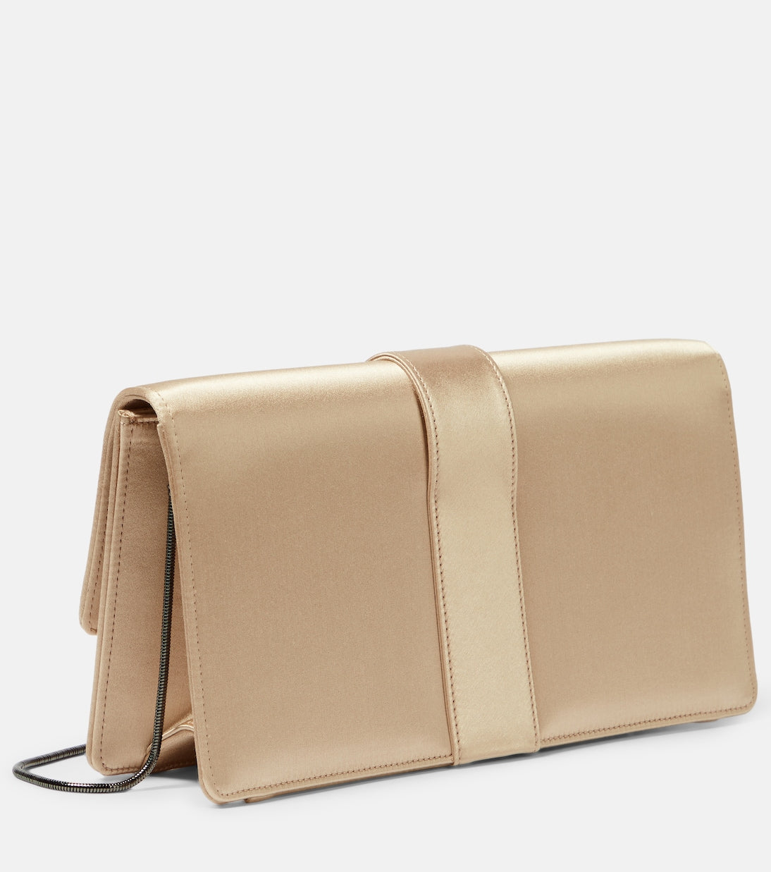Manolo Blahnik - Capri embellished satin clutch