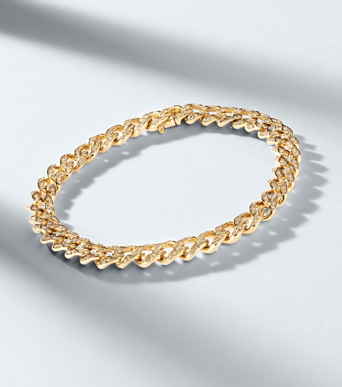 Shay Jewelry - Medium 18kt gold chain bracelet with diamonds