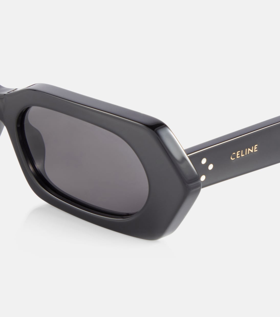 Celine Eyewear - Celine 3 Dots rectangular sunglasses