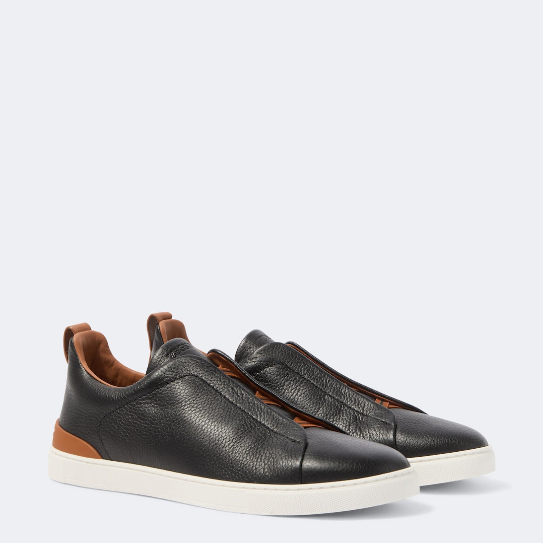 Zegna - Triple Stitch leather sneakers