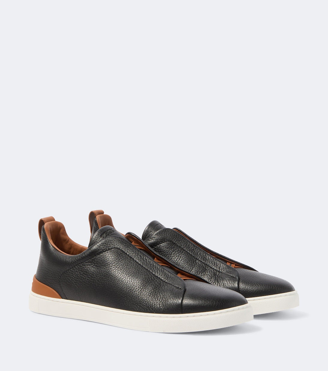 Zegna - Triple Stitch leather sneakers