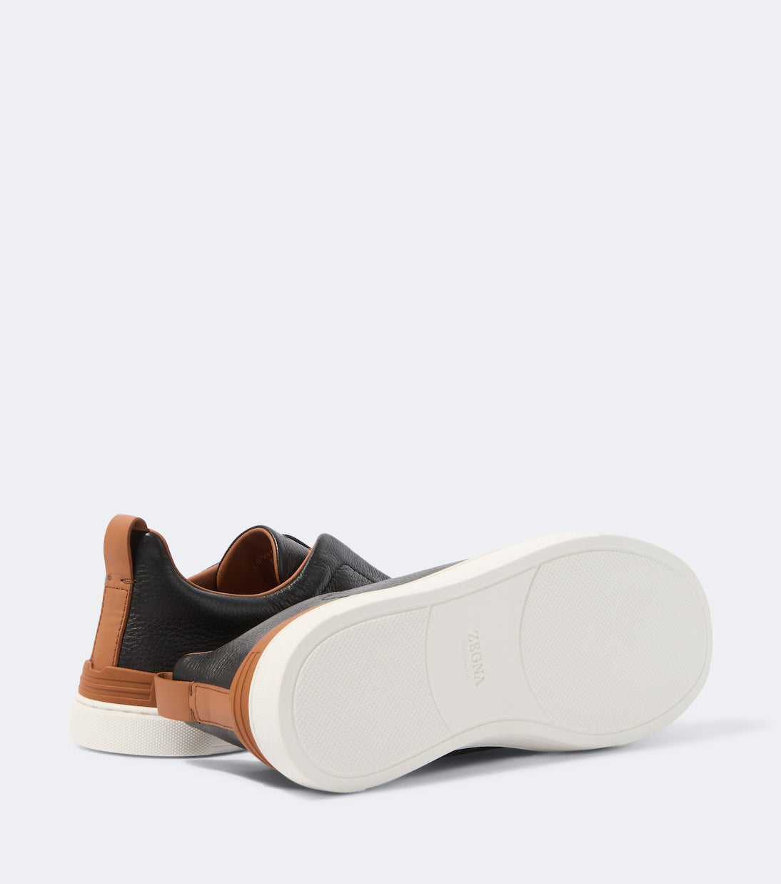 Zegna - Triple Stitch leather sneakers