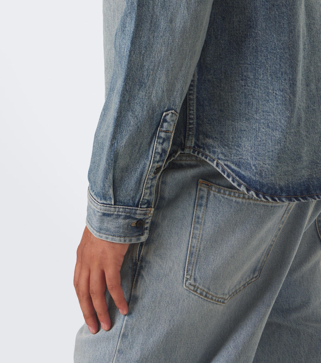 Saint Laurent - Cassandre denim shirt