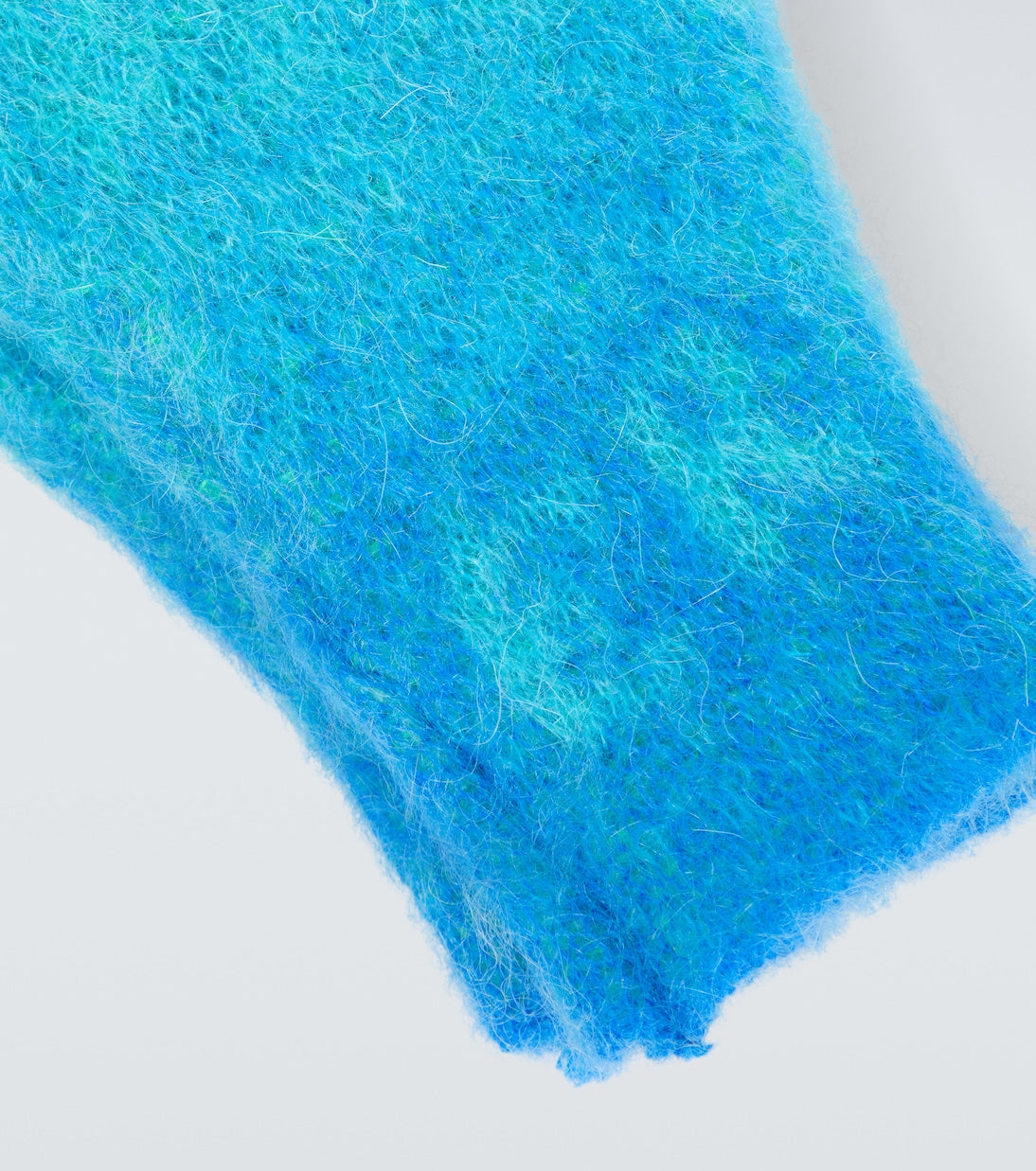 ERL - Gradient knitted mohair-blend gloves