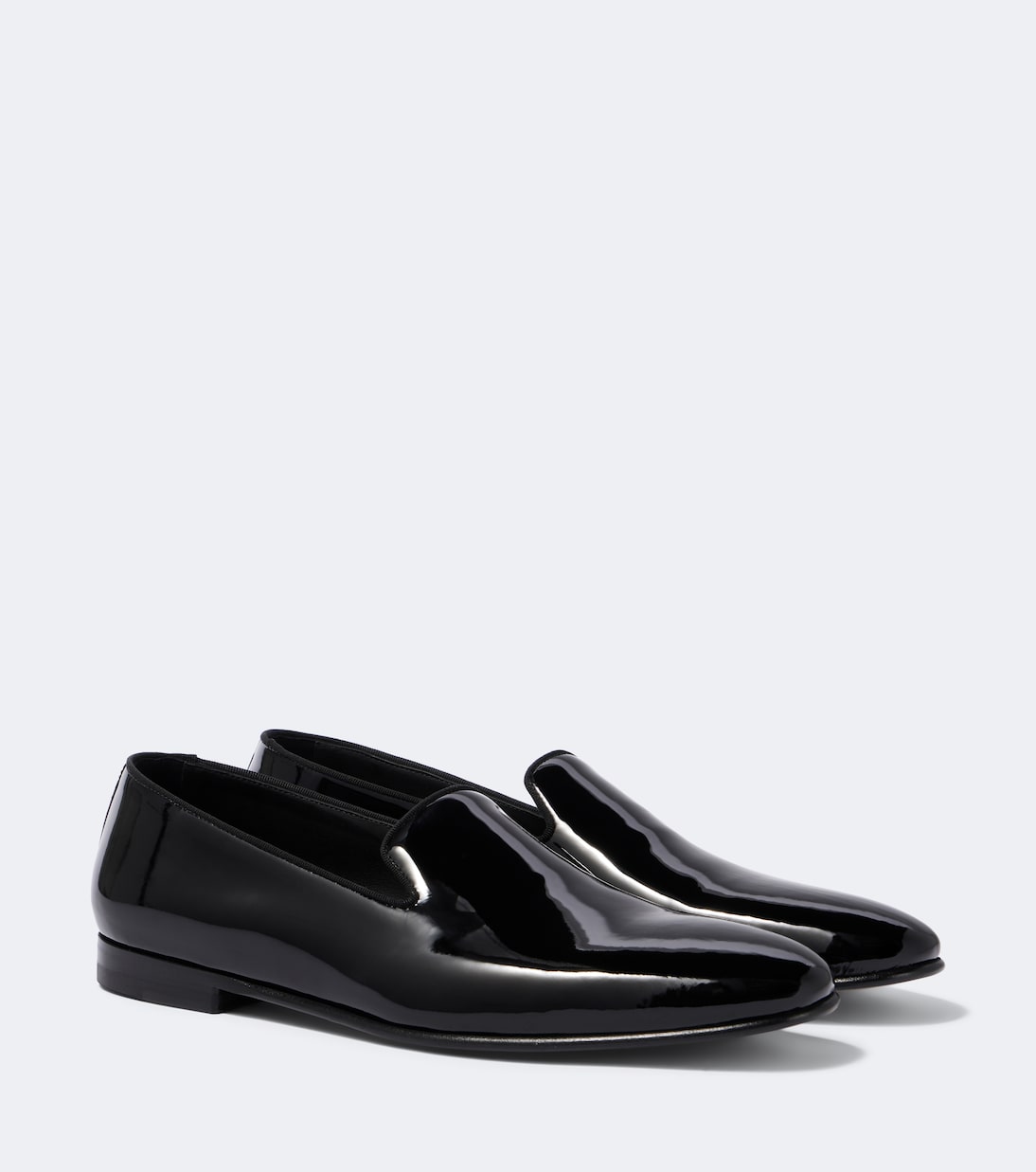 Manolo Blahnik - Mario patent leather loafers