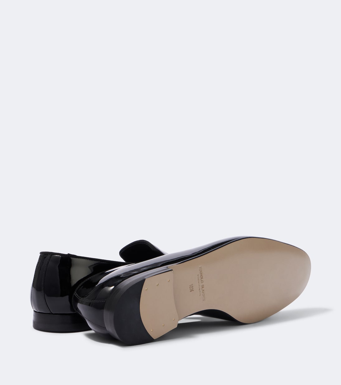 Manolo Blahnik - Mario patent leather loafers