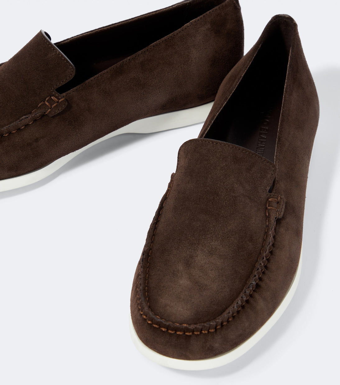 Manolo Blahnik - Monaco suede loafers