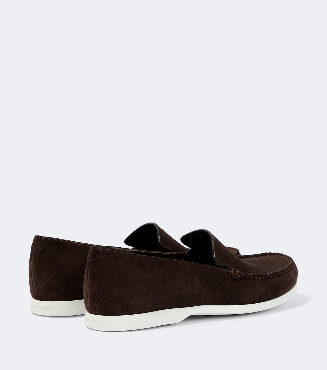 Manolo Blahnik - Monaco suede loafers