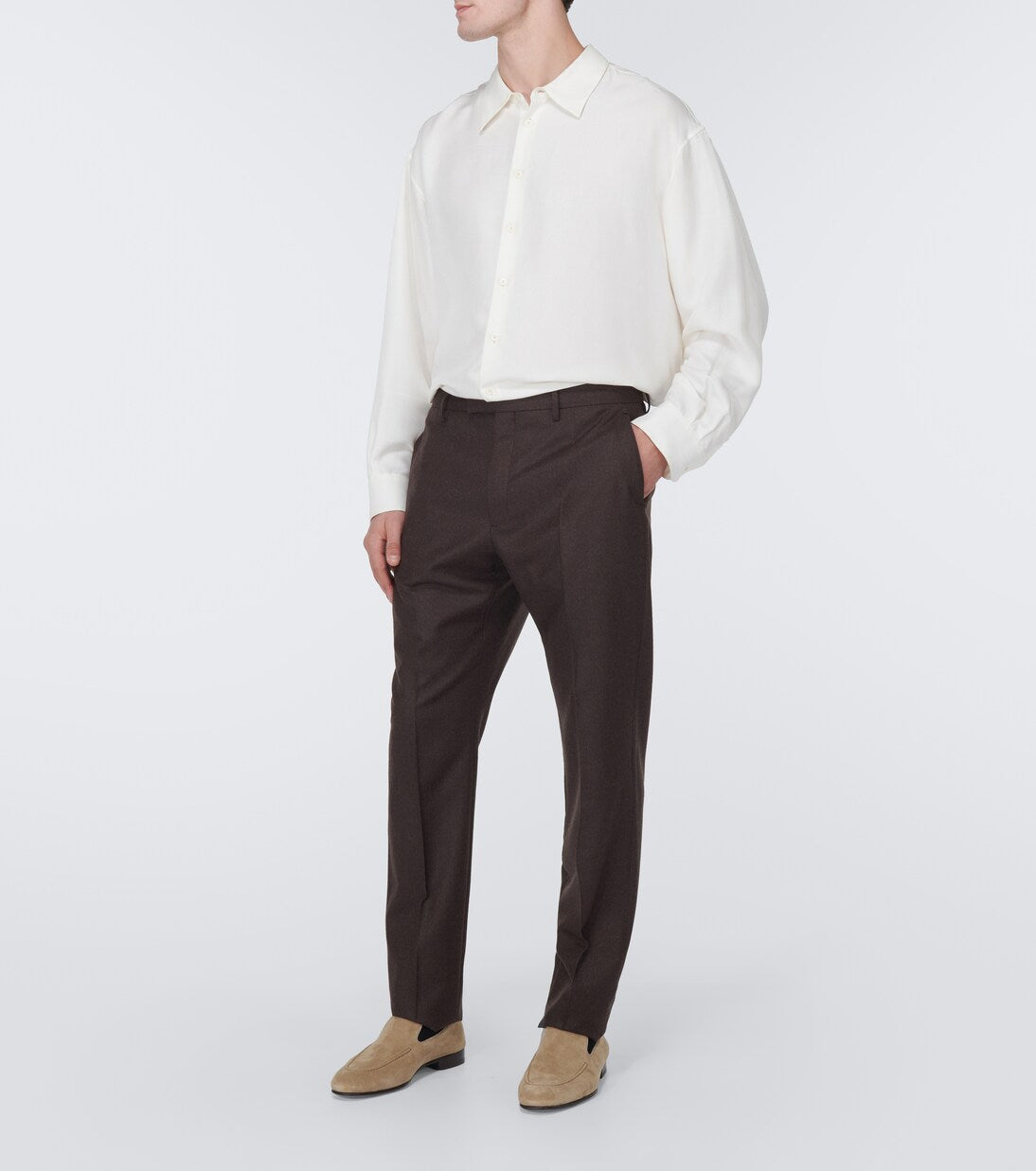 Manolo Blahnik - Truro suede loafers