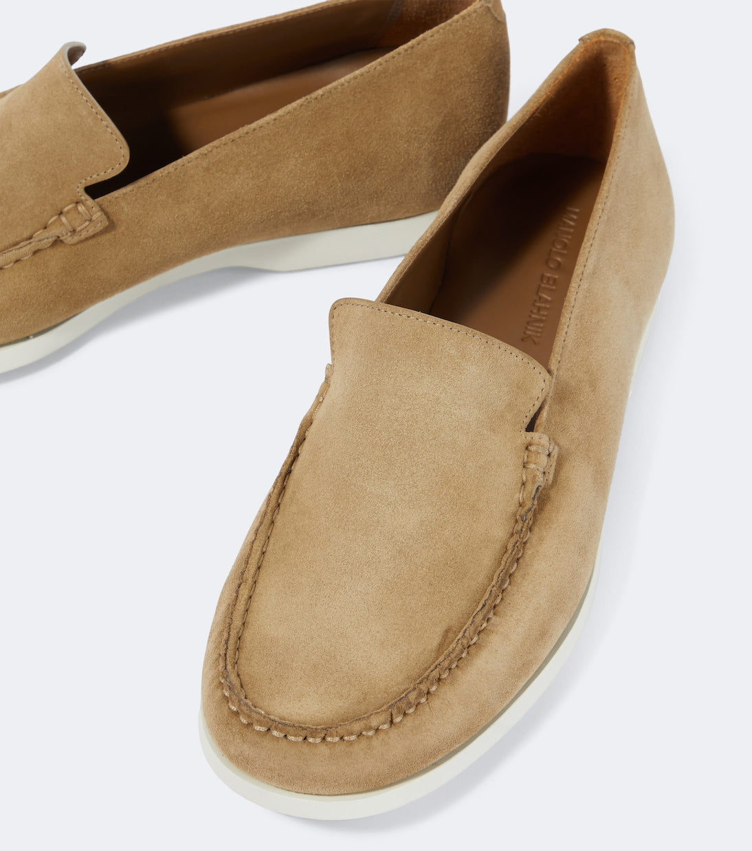 Manolo Blahnik - Monaco suede loafers