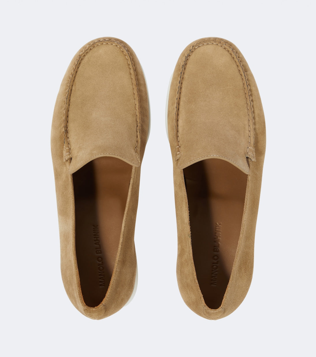 Manolo Blahnik - Monaco suede loafers