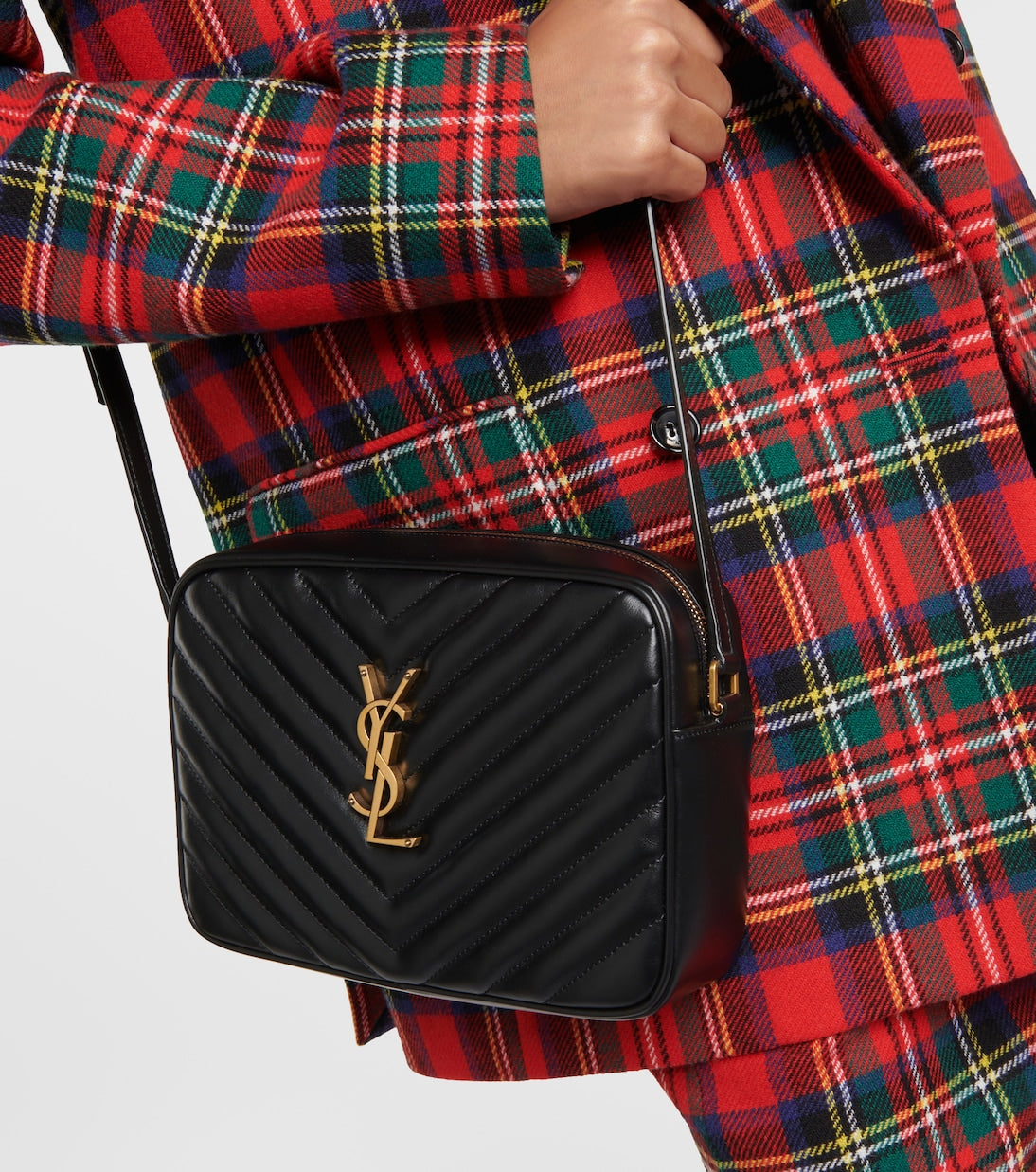 Saint Laurent - Lou Camera leather crossbody bag
