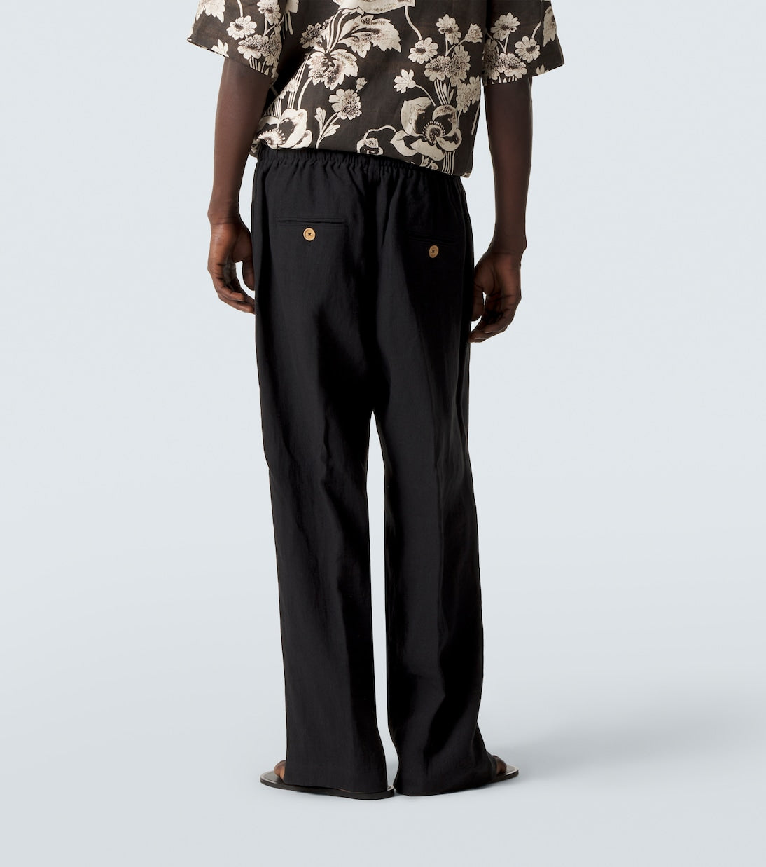 Commas - Wide-leg linen pants