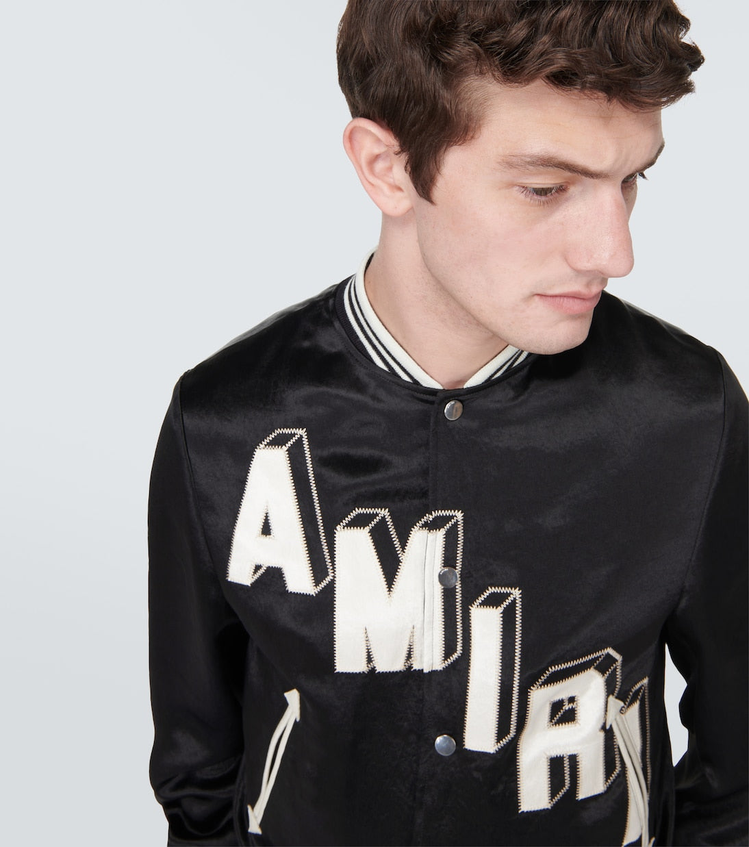 Amiri - Satin varsity jacket