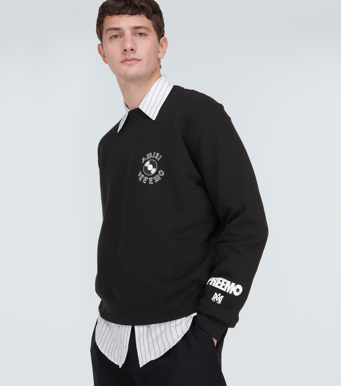 Amiri - Printed cotton jersey sweatshirt