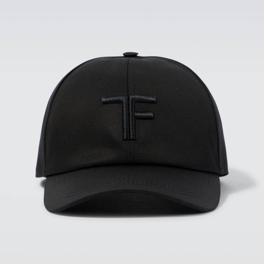 Tom Ford - Embroidered canvas and leather cap