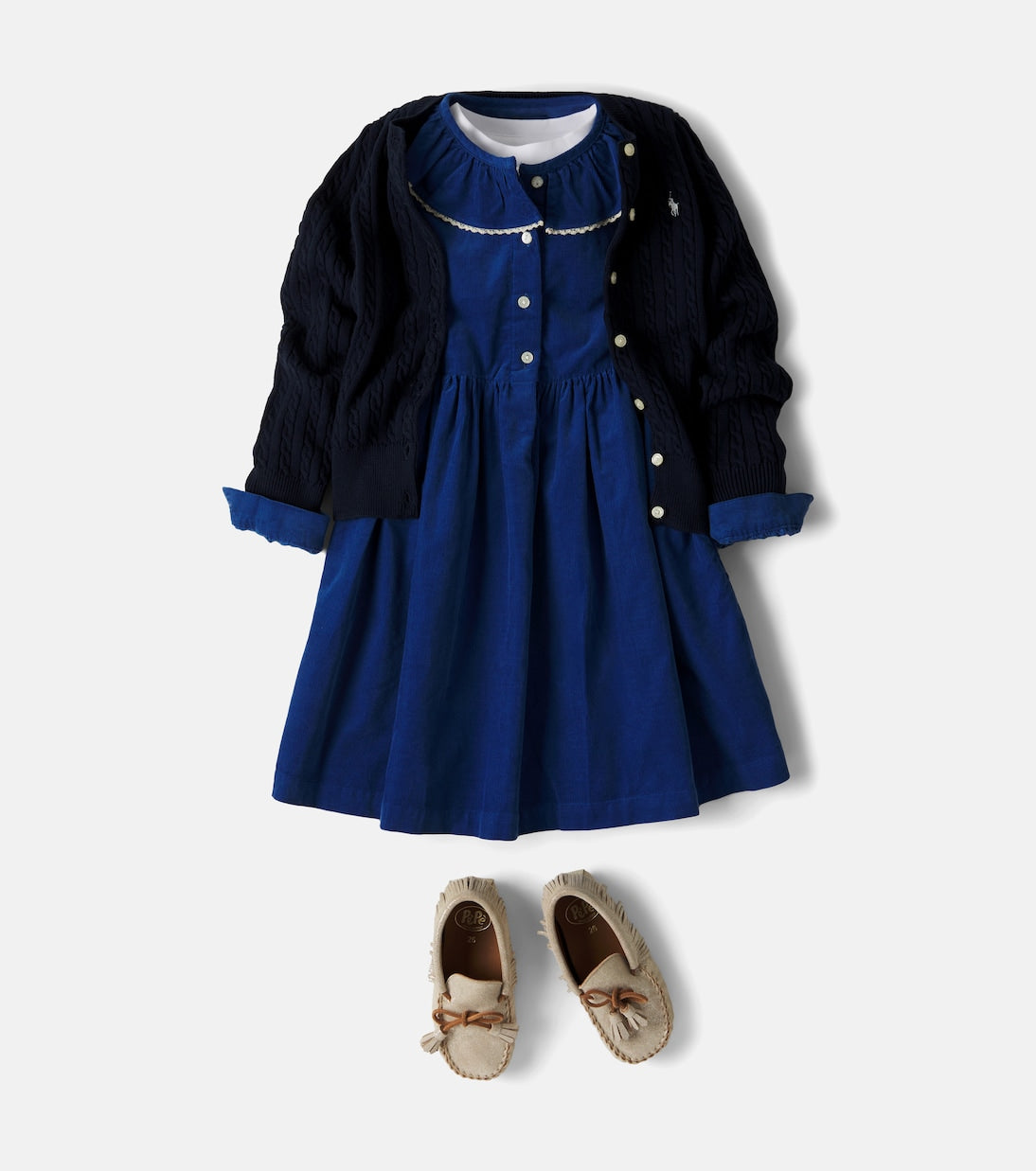 Polo Ralph Lauren Kids - Cable-knit cotton cardigan