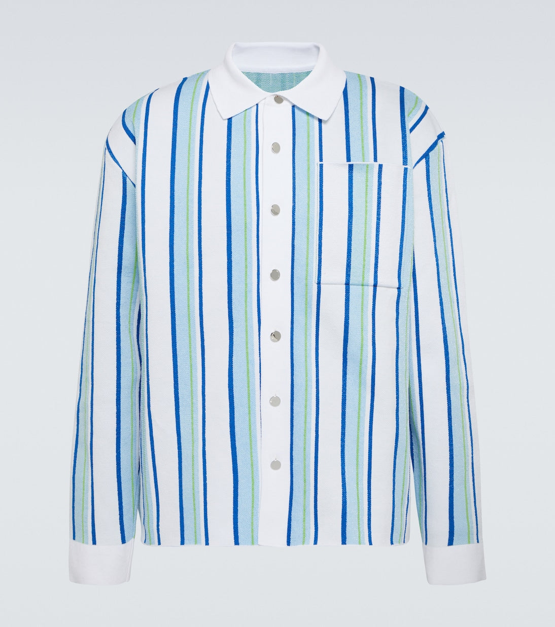 Jacquemus - La Chemise Maille Polo striped shirt