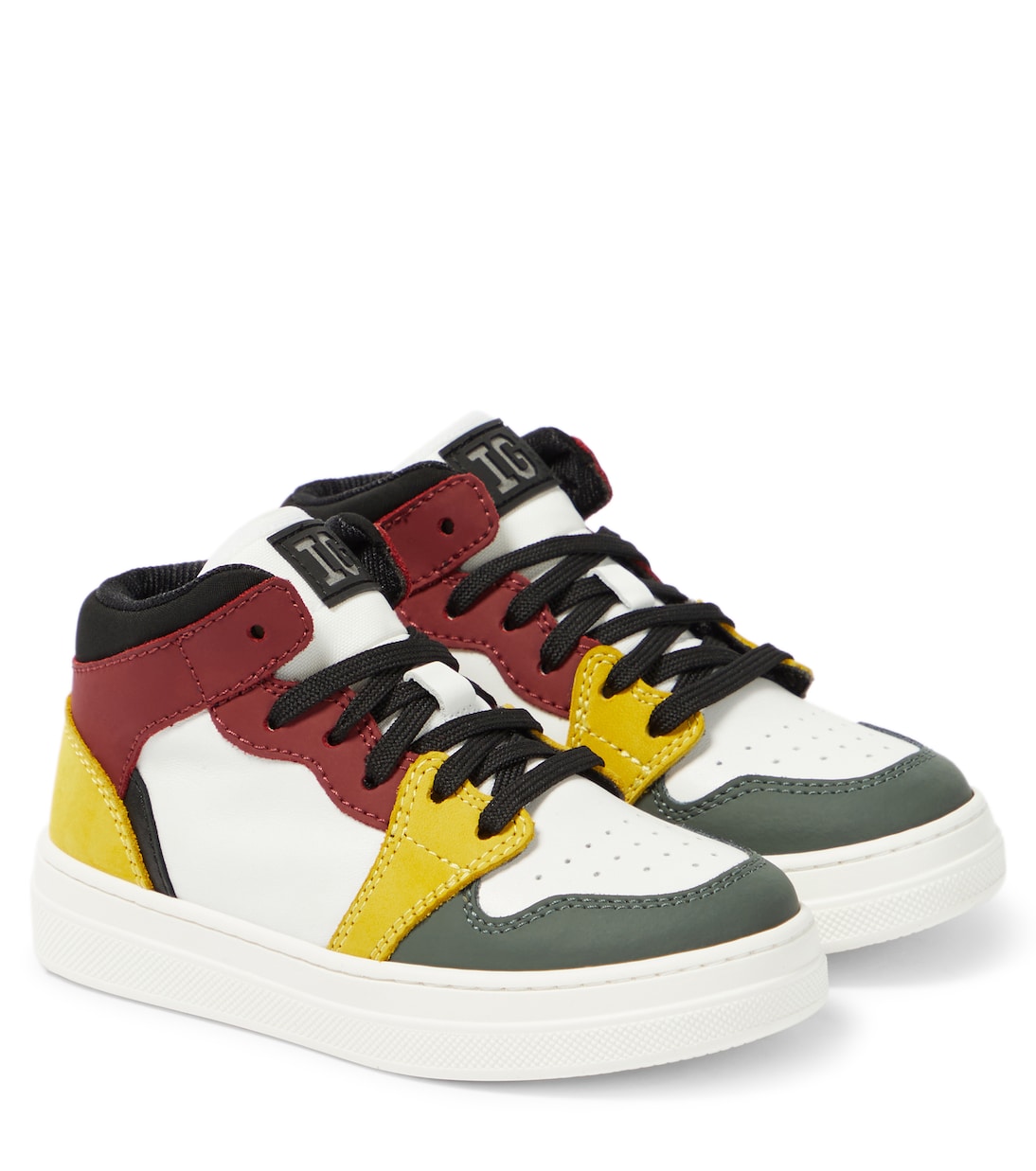 Il Gufo - Colorblocked leather sneakers