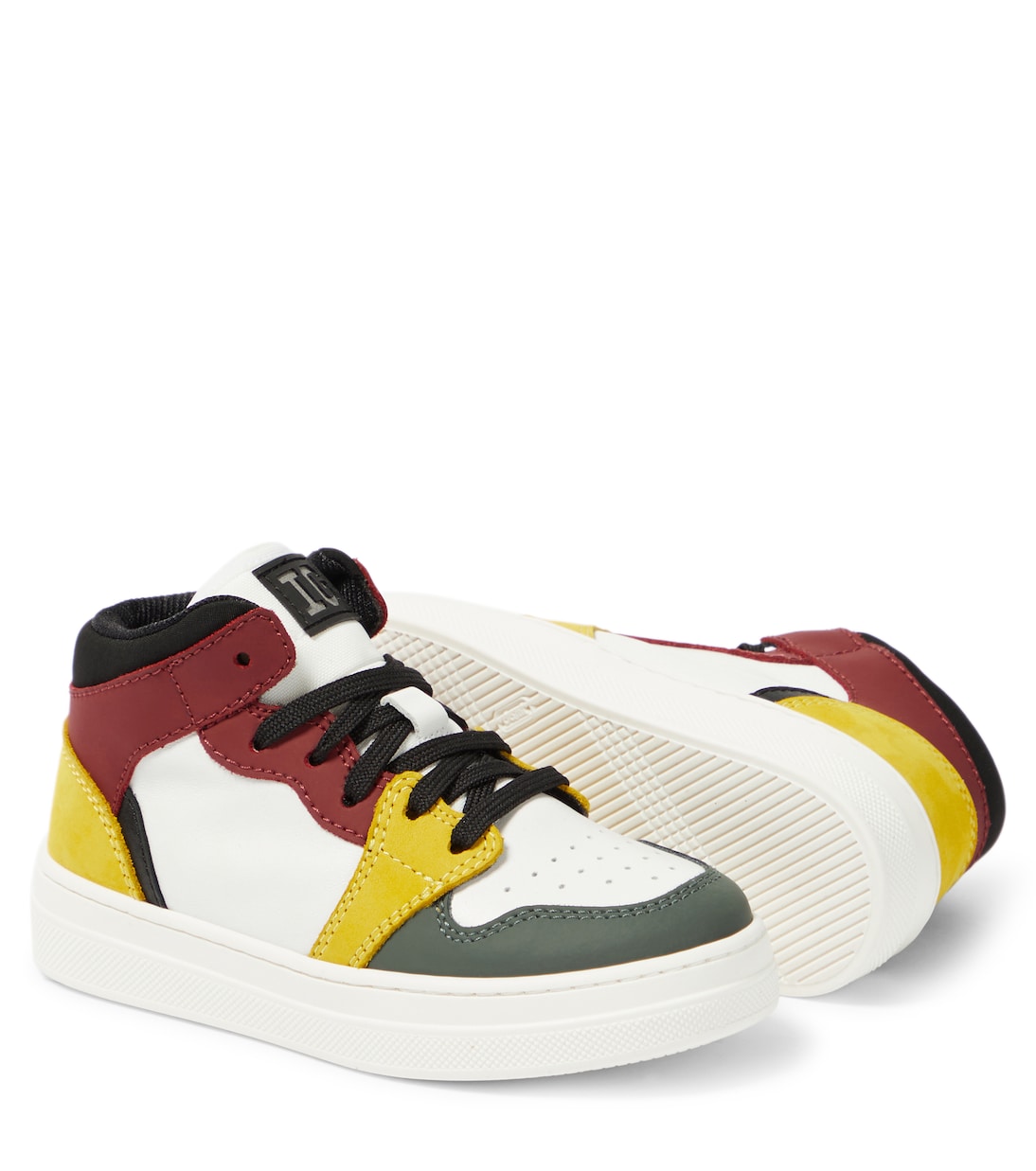 Il Gufo - Colorblocked leather sneakers