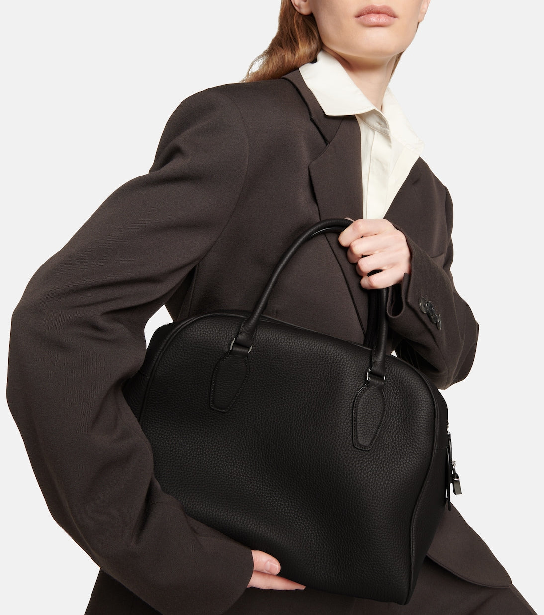 The Row - India 12 leather tote bag