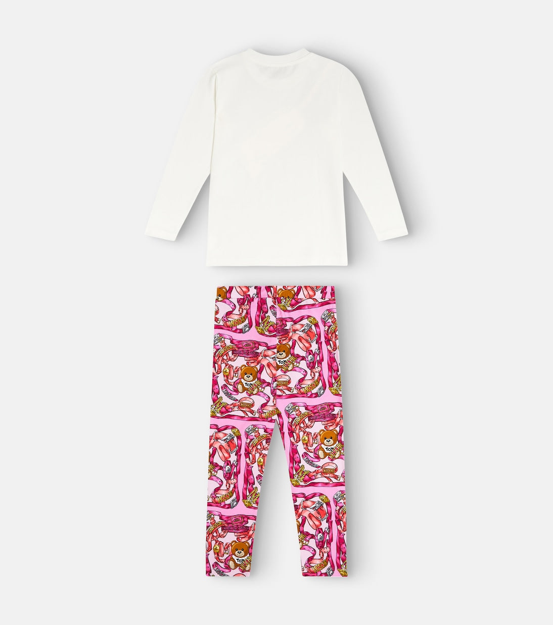 Moschino Kids - Printed cotton-blend top and leggings set